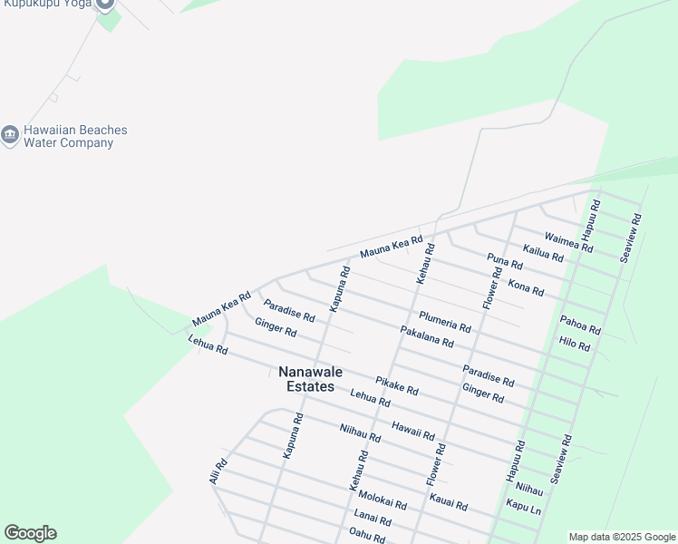 map of restaurants, bars, coffee shops, grocery stores, and more near 14-621 Kapuna Road in Pāhoa