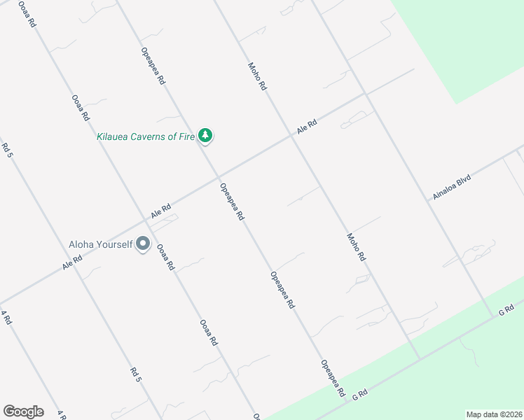 map of restaurants, bars, coffee shops, grocery stores, and more near 16-2025 Opeapea Road in Pāhoa