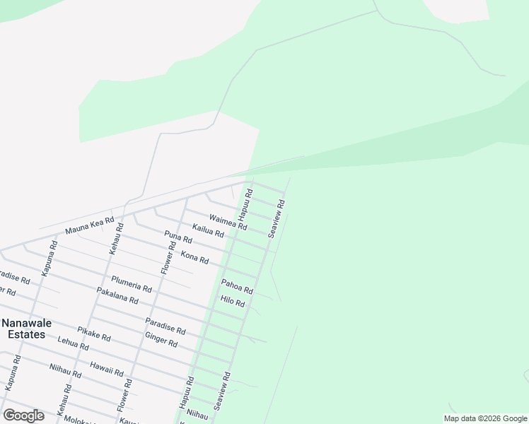 map of restaurants, bars, coffee shops, grocery stores, and more near 14-3562 Mauna Kea Road in Pāhoa