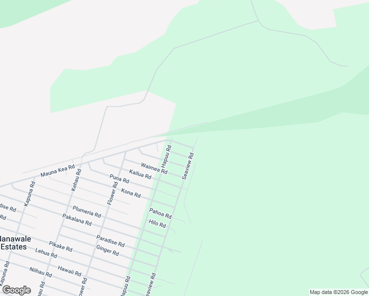 map of restaurants, bars, coffee shops, grocery stores, and more near 14-3562 Mauna Kea Road in Pāhoa