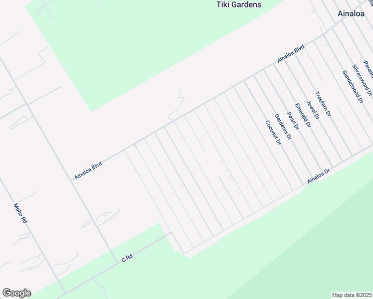 map of restaurants, bars, coffee shops, grocery stores, and more near 16-2073 Bamboo Drive in Pāhoa