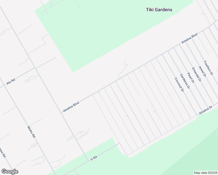 map of restaurants, bars, coffee shops, grocery stores, and more near 16-2039 Plumeria Drive in Pāhoa