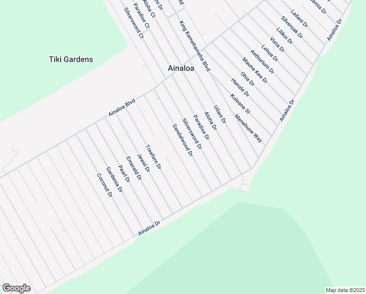 map of restaurants, bars, coffee shops, grocery stores, and more near 16-2108 Sandalwood Drive in Pāhoa