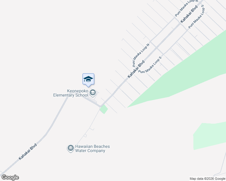 map of restaurants, bars, coffee shops, grocery stores, and more near 15-814 Kahakai Boulevard in Pāhoa