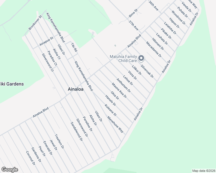 map of restaurants, bars, coffee shops, grocery stores, and more near 16-2061 Ohia Drive in Pāhoa