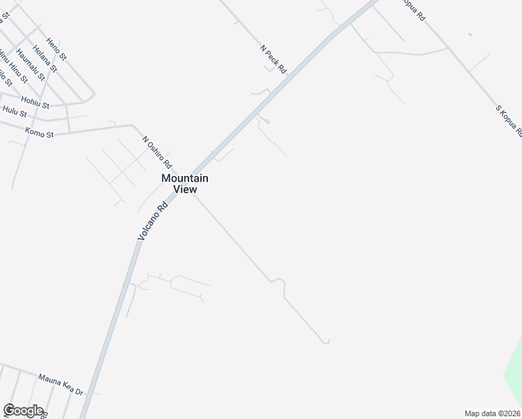 map of restaurants, bars, coffee shops, grocery stores, and more near 18-1737 Volcano Road in Hilo