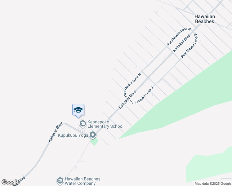 map of restaurants, bars, coffee shops, grocery stores, and more near 15-2727 Akule Street in Pāhoa