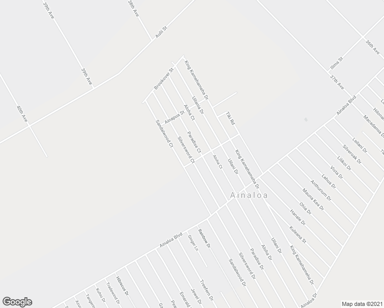 map of restaurants, bars, coffee shops, grocery stores, and more near 16-2003 Silversword Court in Pāhoa
