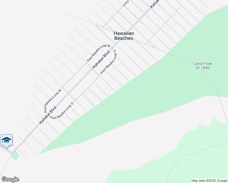 map of restaurants, bars, coffee shops, grocery stores, and more near 15-2810 Honu Street in Pāhoa