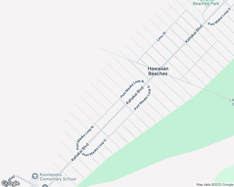 map of restaurants, bars, coffee shops, grocery stores, and more near 15-2711 Honu Street in Pāhoa