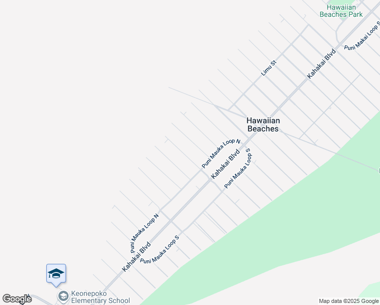 map of restaurants, bars, coffee shops, grocery stores, and more near 15-2711 Honu Street in Pāhoa