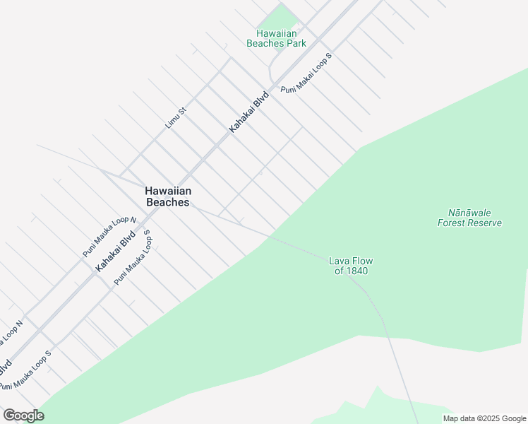 map of restaurants, bars, coffee shops, grocery stores, and more near 15-2815 Lai Street in Pāhoa