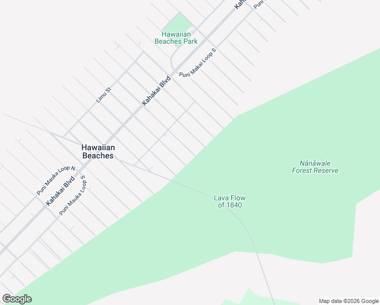 map of restaurants, bars, coffee shops, grocery stores, and more near 15-2826 Mahimahi Street in Pāhoa
