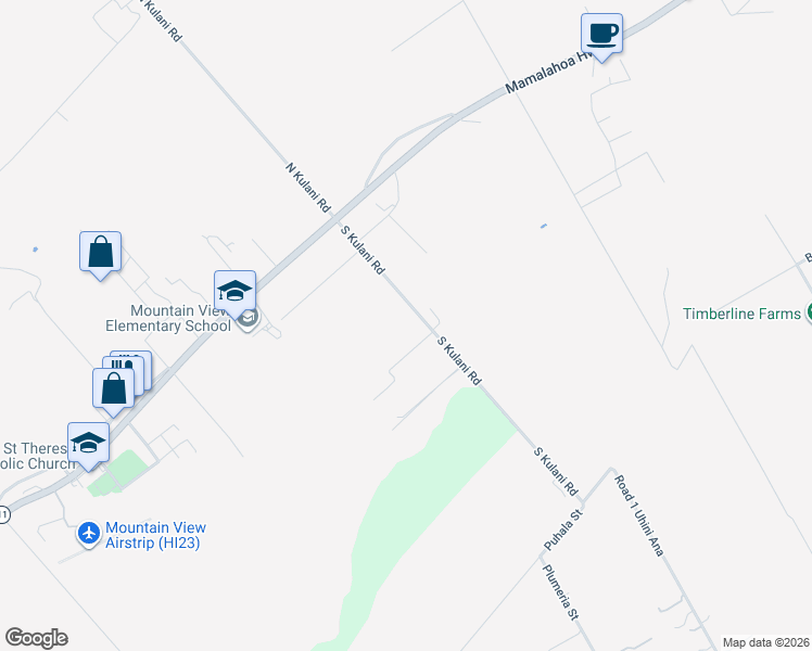 map of restaurants, bars, coffee shops, grocery stores, and more near 18-3821 South Kulani Road in Mountain View