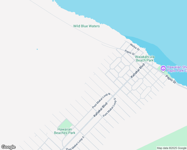 map of restaurants, bars, coffee shops, grocery stores, and more near 15-2677 Oopu Street in Pāhoa