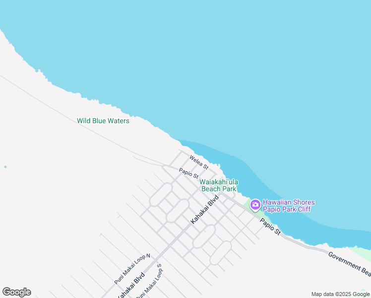 map of restaurants, bars, coffee shops, grocery stores, and more near 15-117 Poo Nui Street in Pāhoa