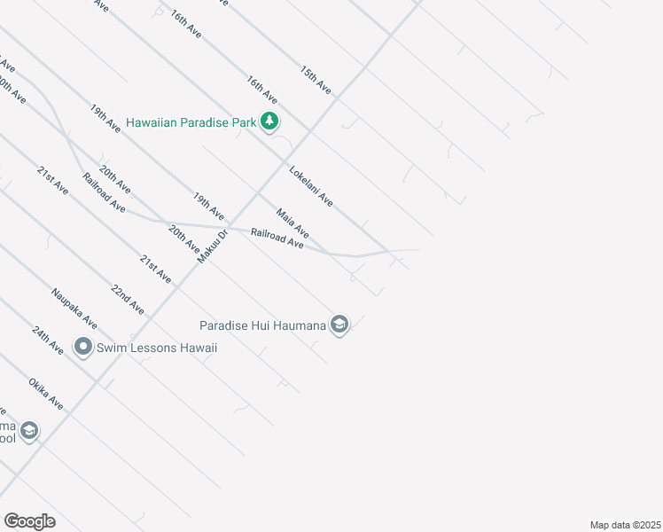 map of restaurants, bars, coffee shops, grocery stores, and more near 15-2038 Maia Avenue in Keaau
