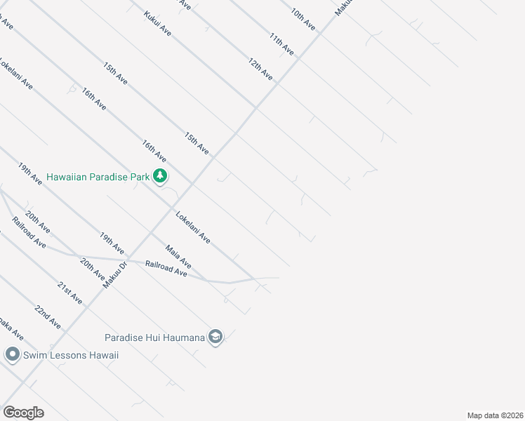map of restaurants, bars, coffee shops, grocery stores, and more near 15-2028 15th Avenue in Keaau