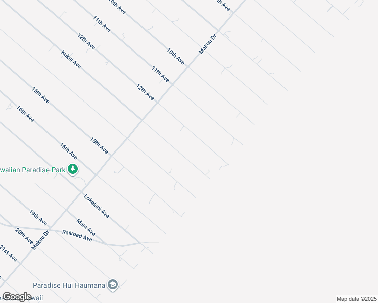 map of restaurants, bars, coffee shops, grocery stores, and more near 15-2031 13th Avenue in Keaau