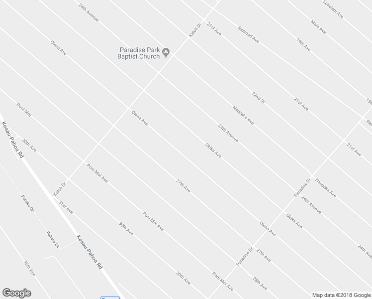 map of restaurants, bars, coffee shops, grocery stores, and more near 15-1615 26th Avenue in Keaau