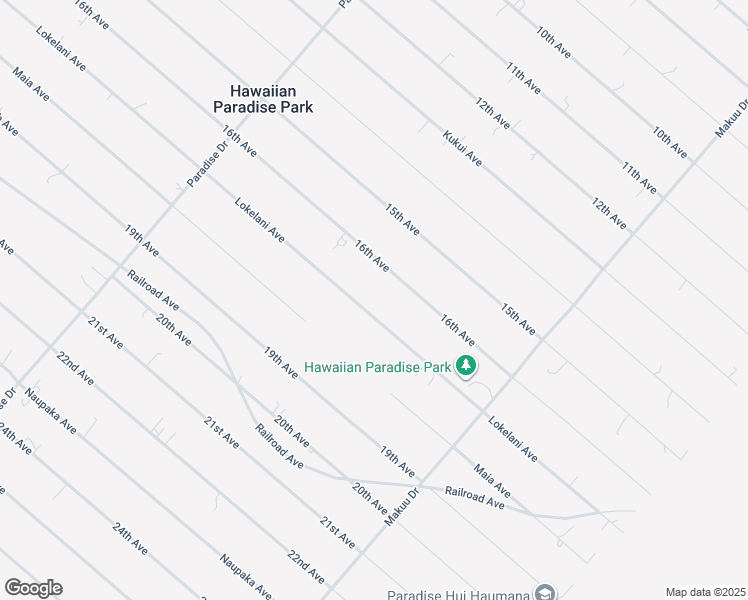 map of restaurants, bars, coffee shops, grocery stores, and more near 15-1877 Lokelani Avenue in Keaau