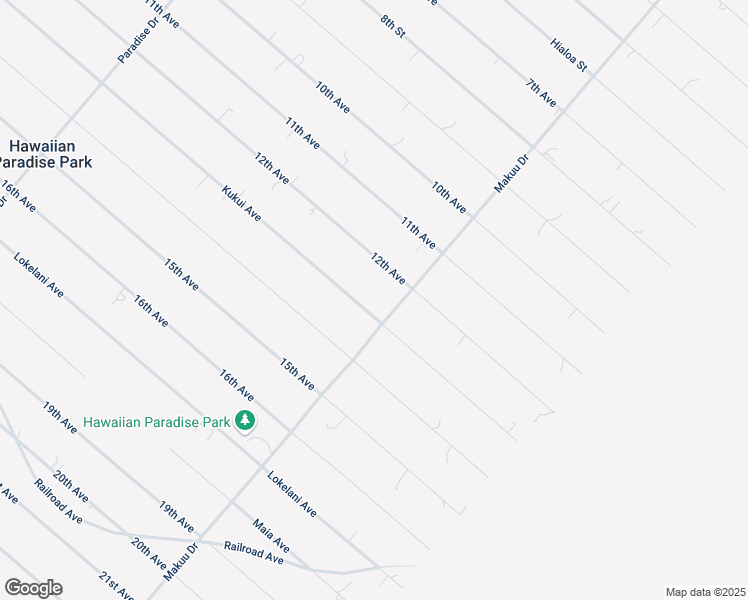 map of restaurants, bars, coffee shops, grocery stores, and more near 15-1964 12th Avenue in Keaau