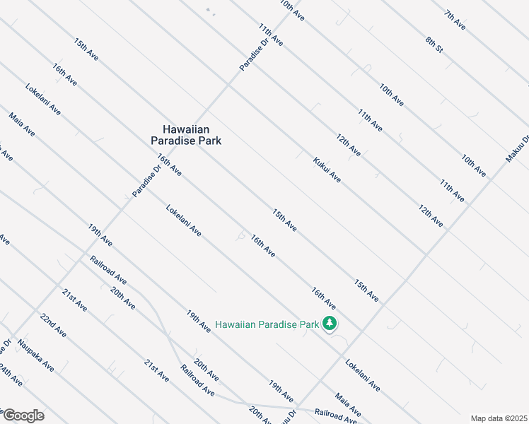 map of restaurants, bars, coffee shops, grocery stores, and more near 15-1847 16th Avenue in Keaau