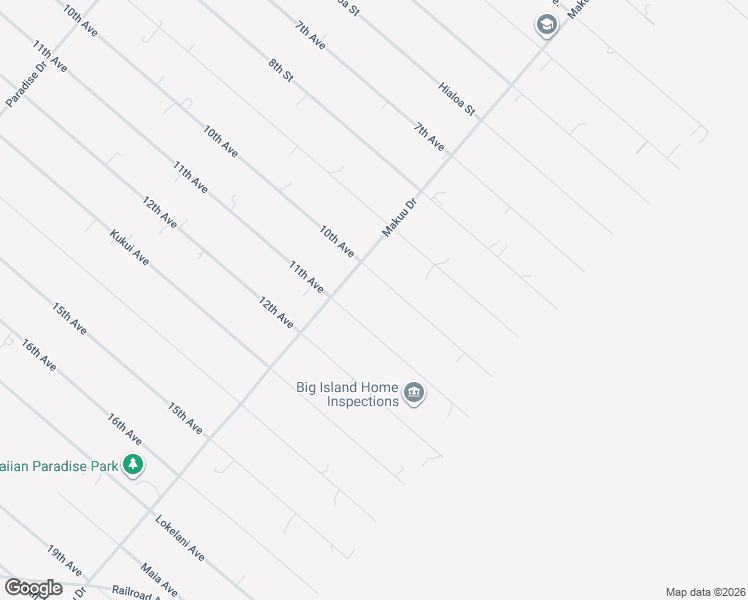 map of restaurants, bars, coffee shops, grocery stores, and more near 15-1988 10th Street in Keaau