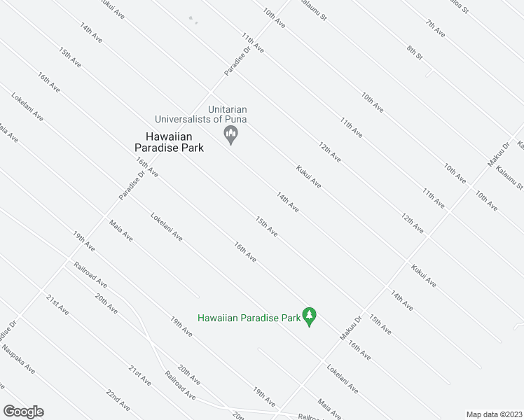 map of restaurants, bars, coffee shops, grocery stores, and more near 15-1845 15th Ave in Keaau