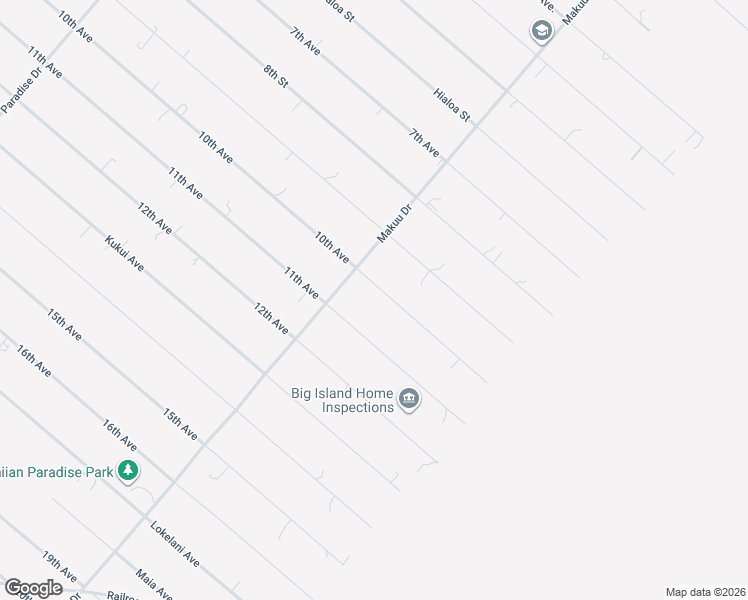 map of restaurants, bars, coffee shops, grocery stores, and more near 15-1988 10th Street in Keaau