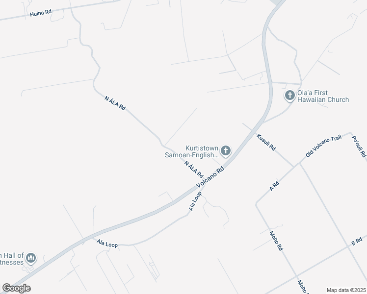 map of restaurants, bars, coffee shops, grocery stores, and more near 17-677 North ÁLA Road in Keaau