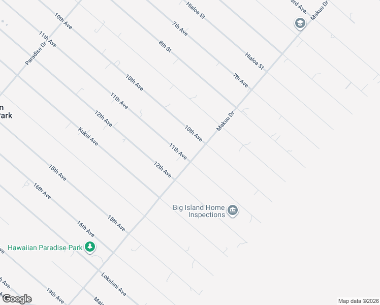 map of restaurants, bars, coffee shops, grocery stores, and more near 15-1385 Makuu Drive in Keaau