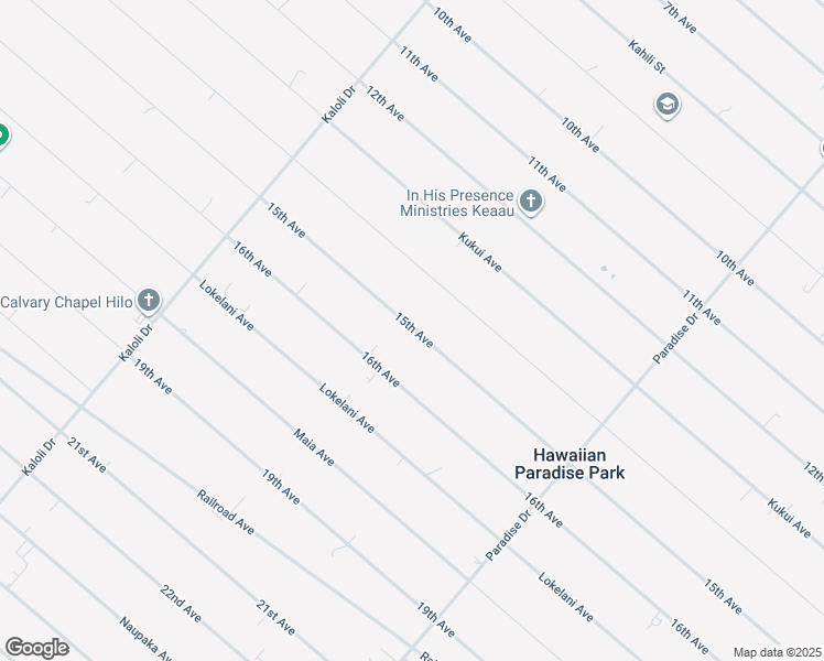 map of restaurants, bars, coffee shops, grocery stores, and more near 15-1631 15th Avenue in Keaau