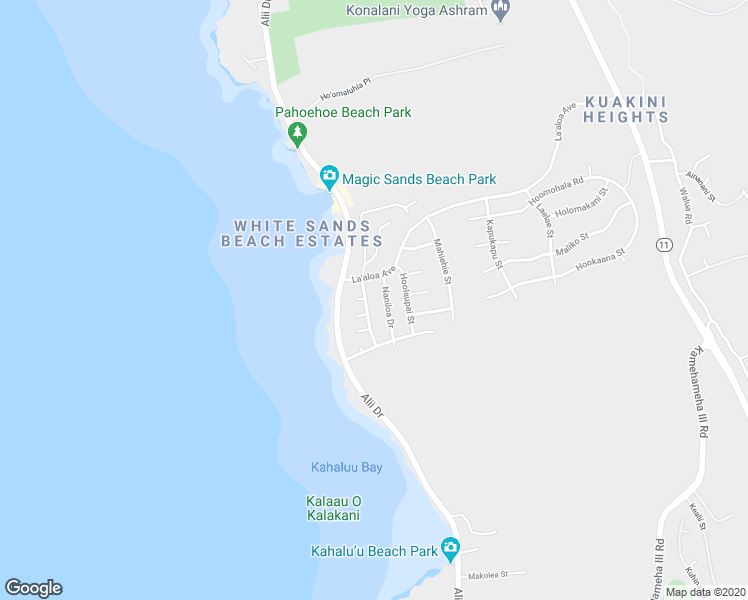 map of restaurants, bars, coffee shops, grocery stores, and more near 77-6533 Princess Keelikolani Drive in Kailua-Kona