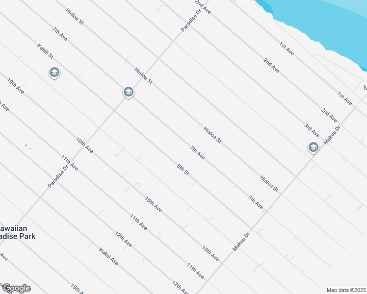 map of restaurants, bars, coffee shops, grocery stores, and more near 15-1840 7th Avenue in Keaau