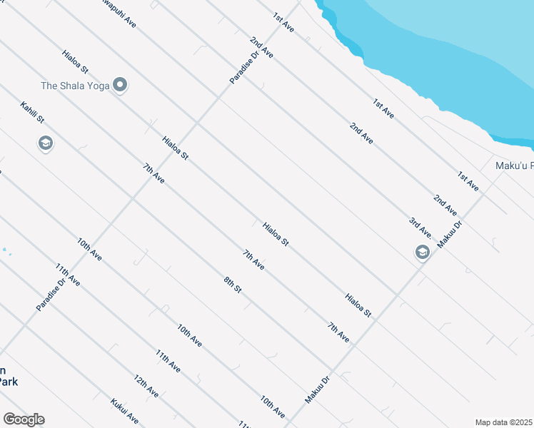 map of restaurants, bars, coffee shops, grocery stores, and more near 15-1825 Hialoa Street in Keaau