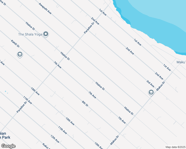 map of restaurants, bars, coffee shops, grocery stores, and more near 15-1825 Hialoa Street in Keaau