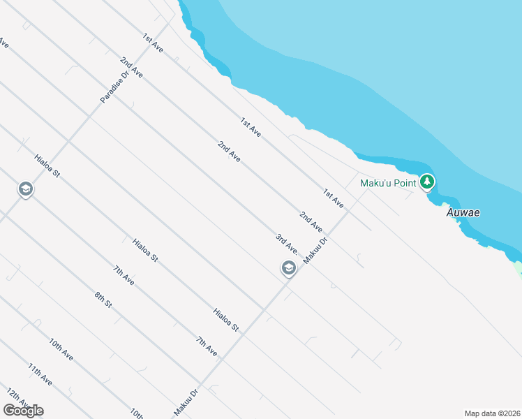 map of restaurants, bars, coffee shops, grocery stores, and more near 15-1921 3rd Avenue in Keaau