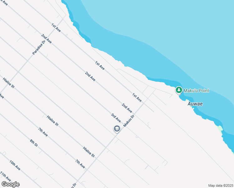 map of restaurants, bars, coffee shops, grocery stores, and more near 15-1915 2nd Avenue in Keaau