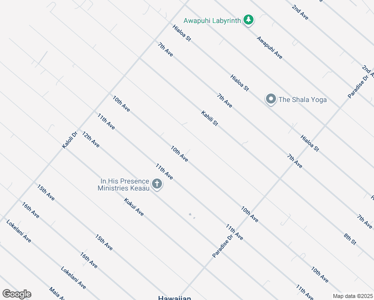 map of restaurants, bars, coffee shops, grocery stores, and more near 15-1638 9th Avenue in Keaau