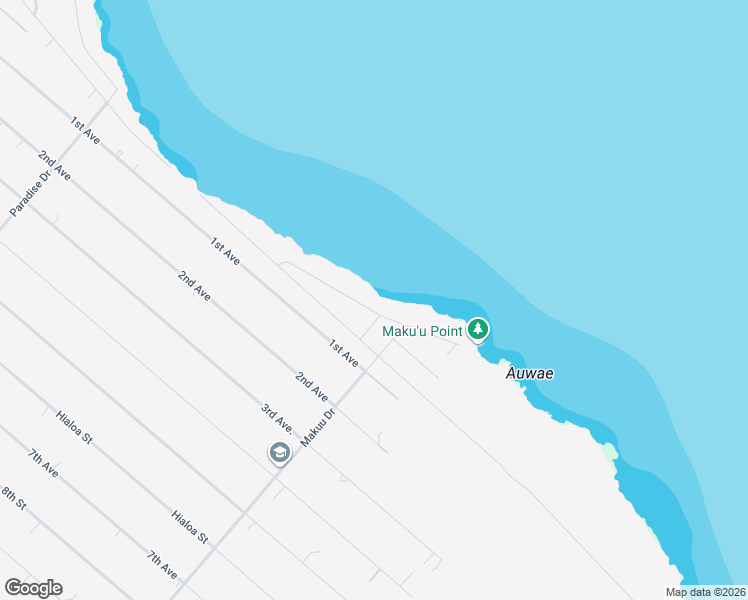 map of restaurants, bars, coffee shops, grocery stores, and more near 15-1060 Ala Heiau Road in Keaau