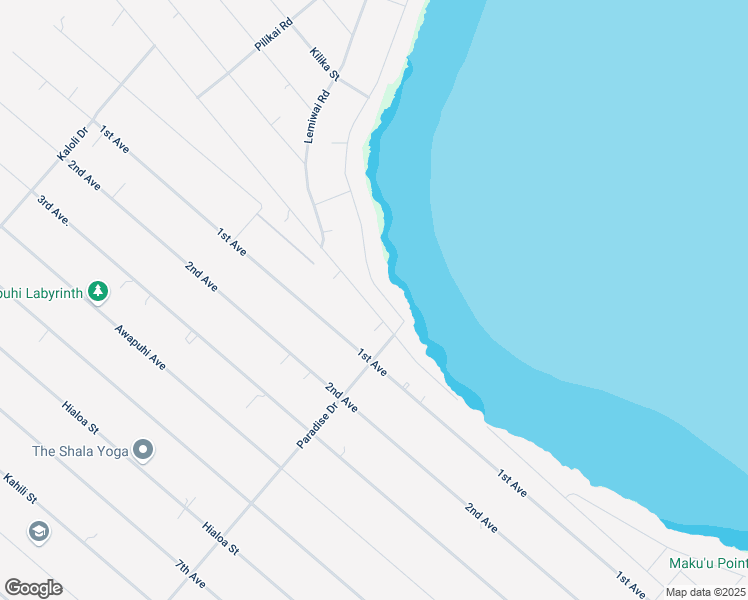 map of restaurants, bars, coffee shops, grocery stores, and more near 15-1700 Beach Road in Keaau