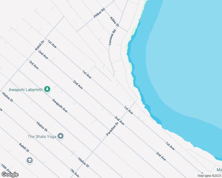 map of restaurants, bars, coffee shops, grocery stores, and more near 15-1681 1st Avenue in Keaau