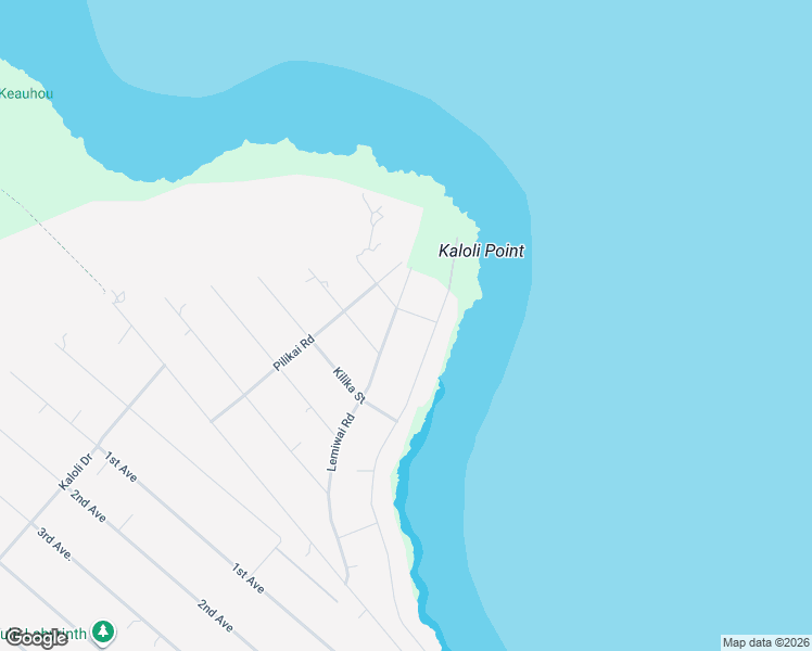 map of restaurants, bars, coffee shops, grocery stores, and more near 15-863 Lemiwai Road in Keaau