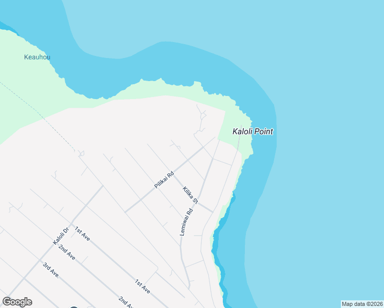 map of restaurants, bars, coffee shops, grocery stores, and more near 15-1027 Kukane Road in Keaau