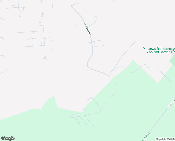 map of restaurants, bars, coffee shops, grocery stores, and more near 620 Ainalako Road in Hilo