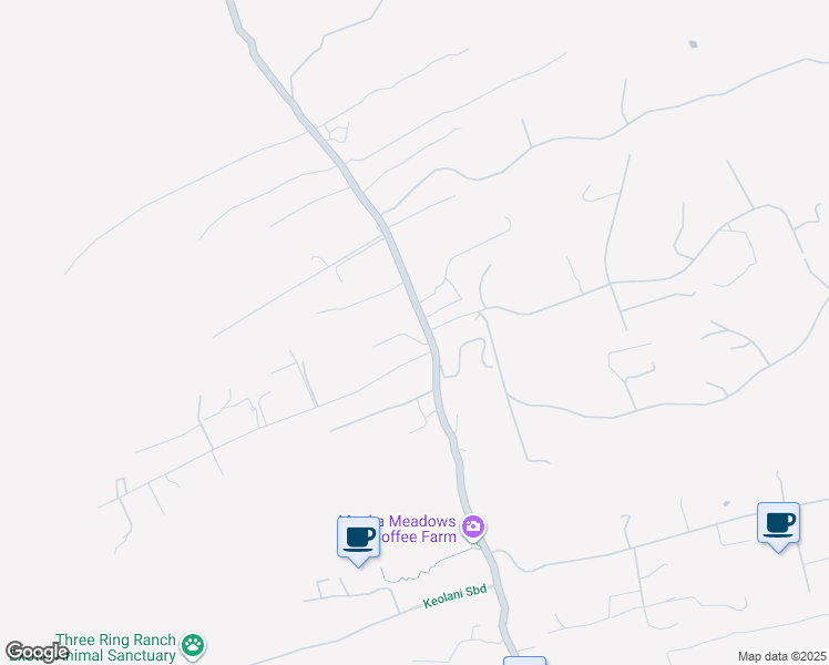 map of restaurants, bars, coffee shops, grocery stores, and more near 75-5358 Mamalahoa Highway in Holualoa