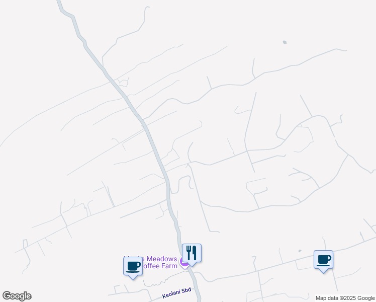 map of restaurants, bars, coffee shops, grocery stores, and more near 75-5336 Keopu Place in Holualoa