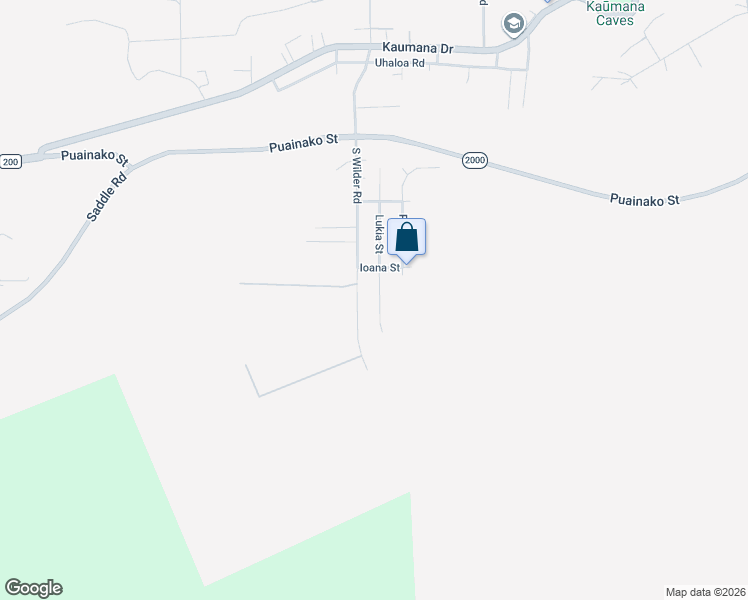 map of restaurants, bars, coffee shops, grocery stores, and more near 179 Lukia Street in Hilo