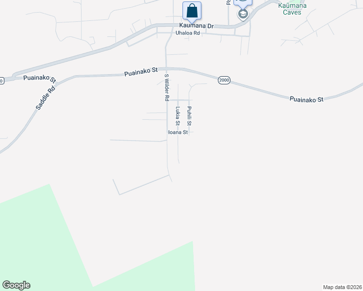 map of restaurants, bars, coffee shops, grocery stores, and more near 179 Lukia Street in Hilo